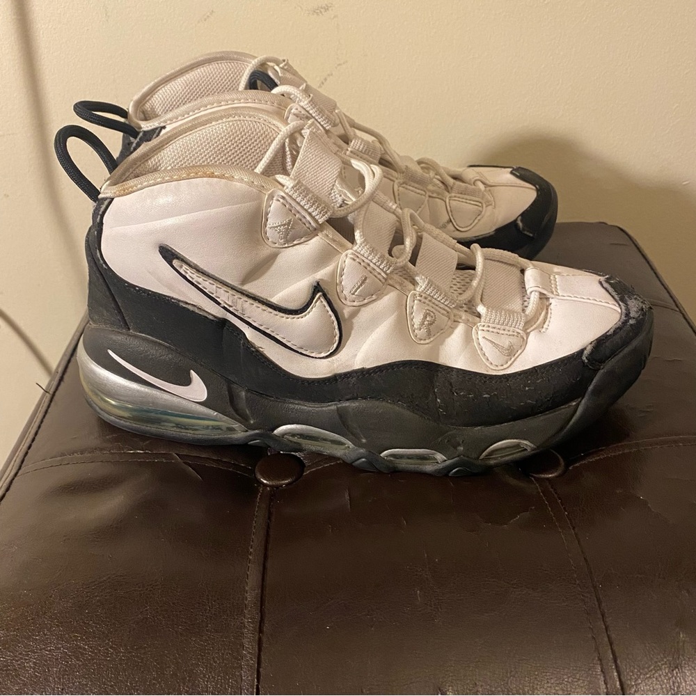 White and black Nike